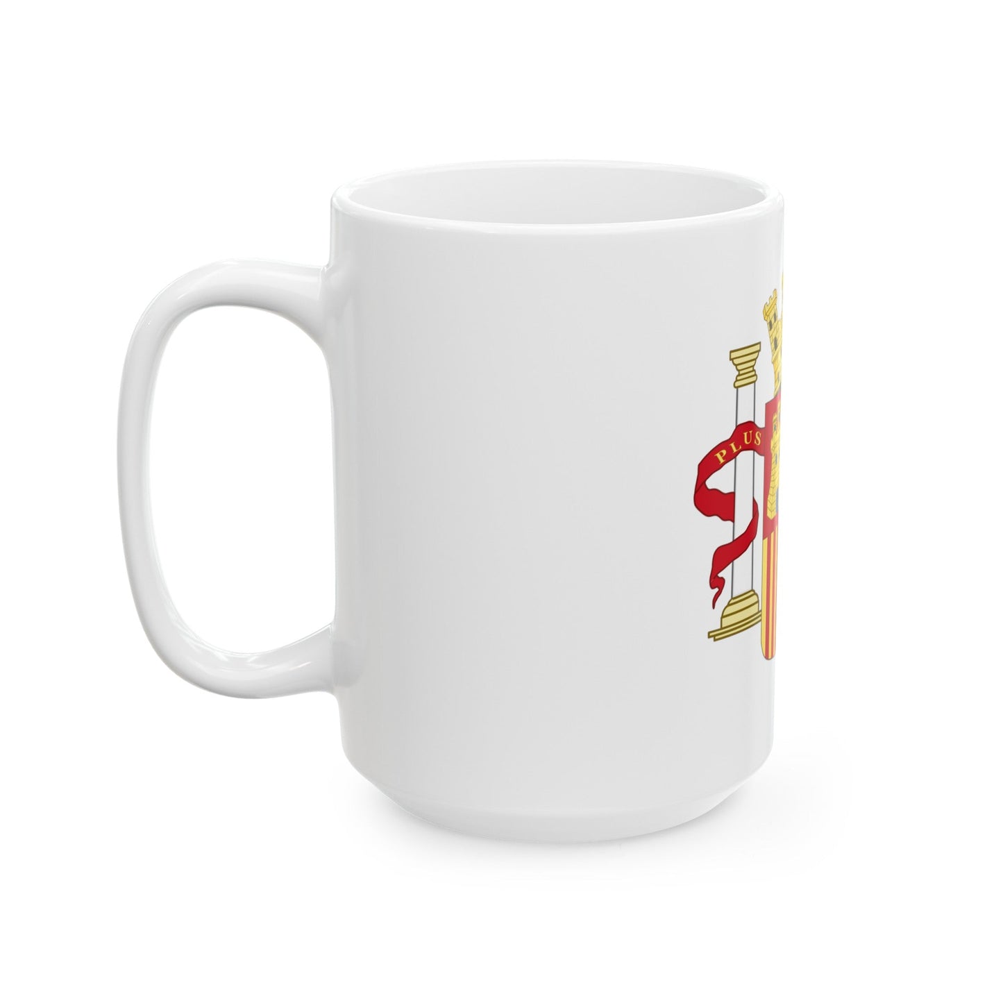 Coat of Arms of Spain (1868-1870 and 1873-1874) - White Coffee Mug-The Sticker Space