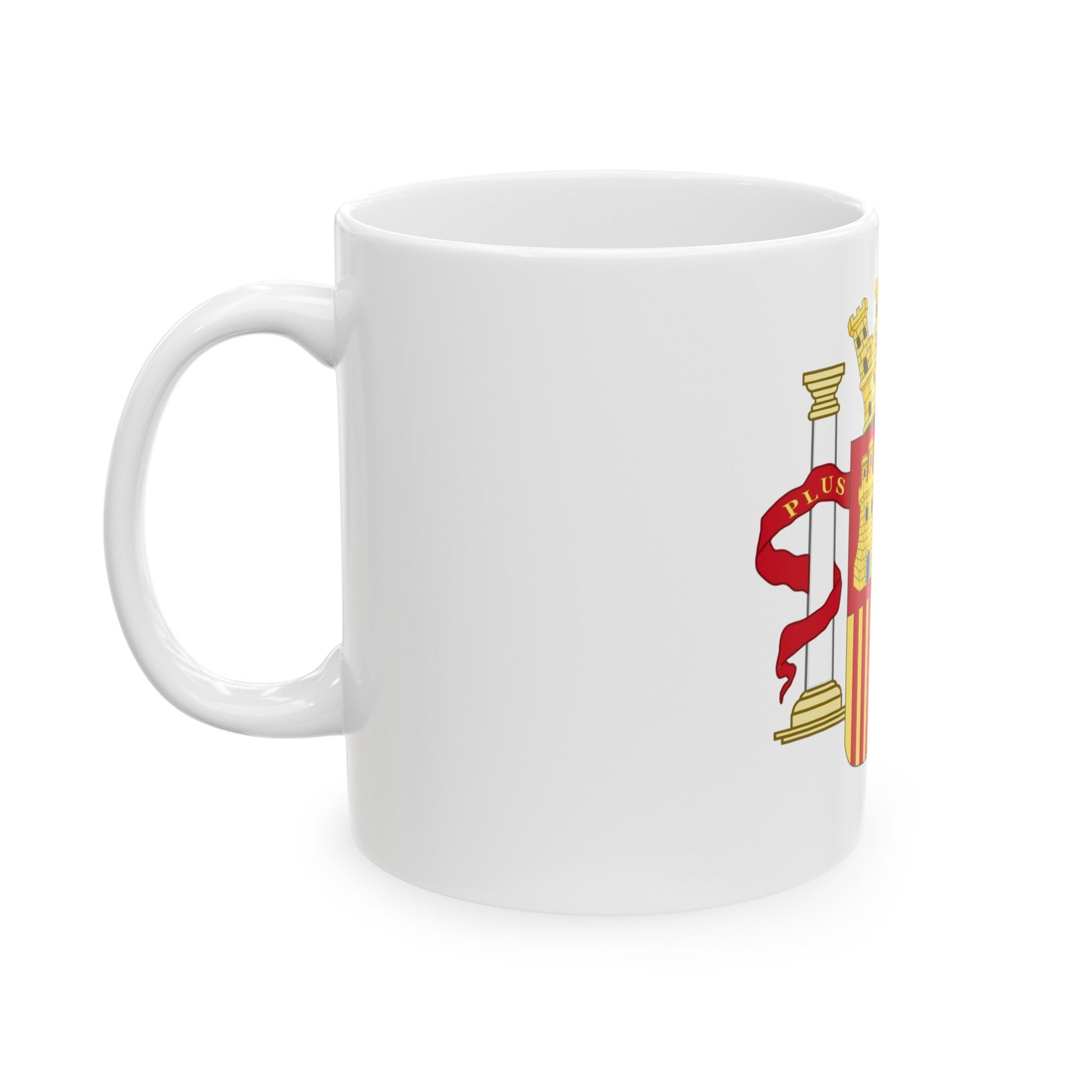 Coat of Arms of Spain (1868-1870 and 1873-1874) - White Coffee Mug-The Sticker Space