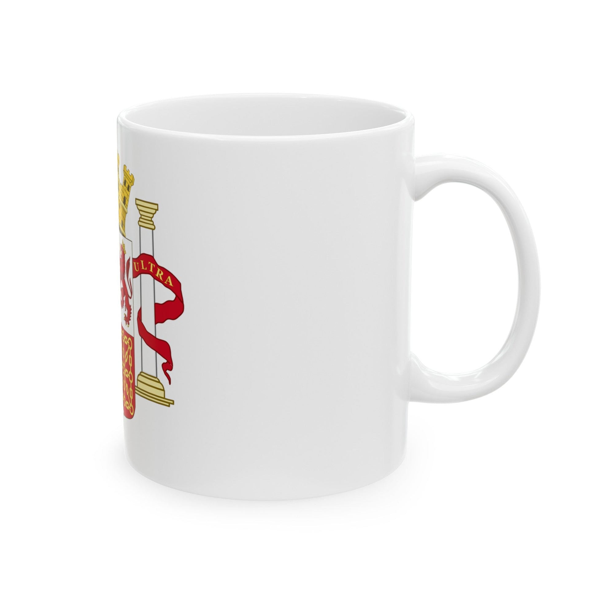 Coat of Arms of Spain (1868-1870 and 1873-1874) - White Coffee Mug-The Sticker Space