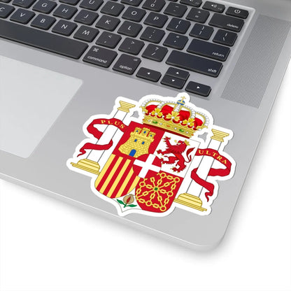 Coat of Arms of Spain 1871-1873 Pillars of Hercules Variant (Spain) (Coat of Arms) STICKER Vinyl Kiss-Cut Decal - The Sticker Space