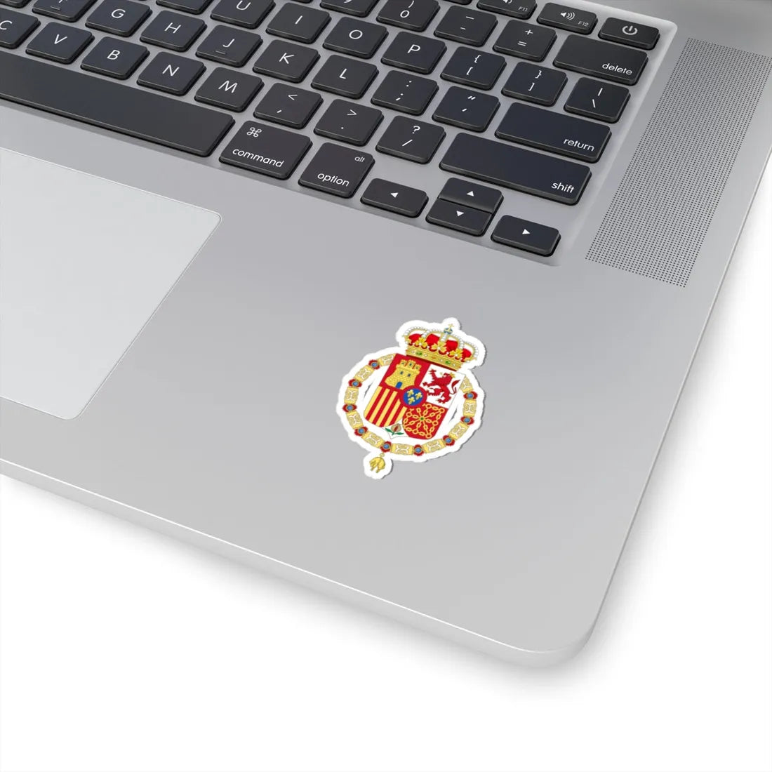 Coat of Arms of Spain 1874-1931 Golden Fleece Variant (Spain) (Coat of Arms) STICKER Vinyl Kiss-Cut Decal - The Sticker Space