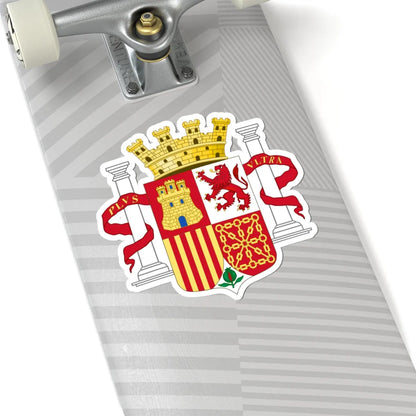 Coat of Arms of Spain 1931-1939-Flag Variant (Spain) (Coat of Arms) STICKER Vinyl Kiss-Cut Decal - The Sticker Space