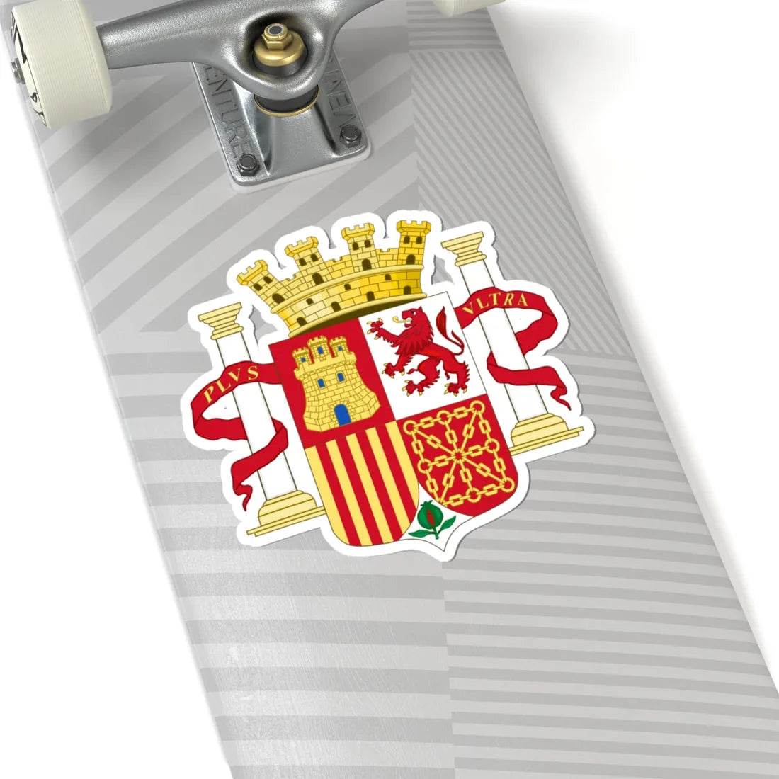 Coat of Arms of Spain 1931-1939 (Spain) (Coat of Arms) STICKER Vinyl Kiss-Cut Decal - The Sticker Space