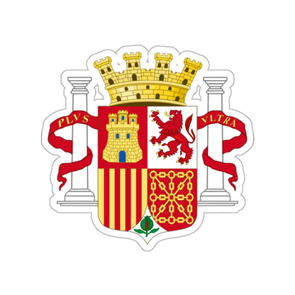 Coat of Arms of Spain (1931-1939) STICKER Vinyl Die-Cut Decal-White-The Sticker Space