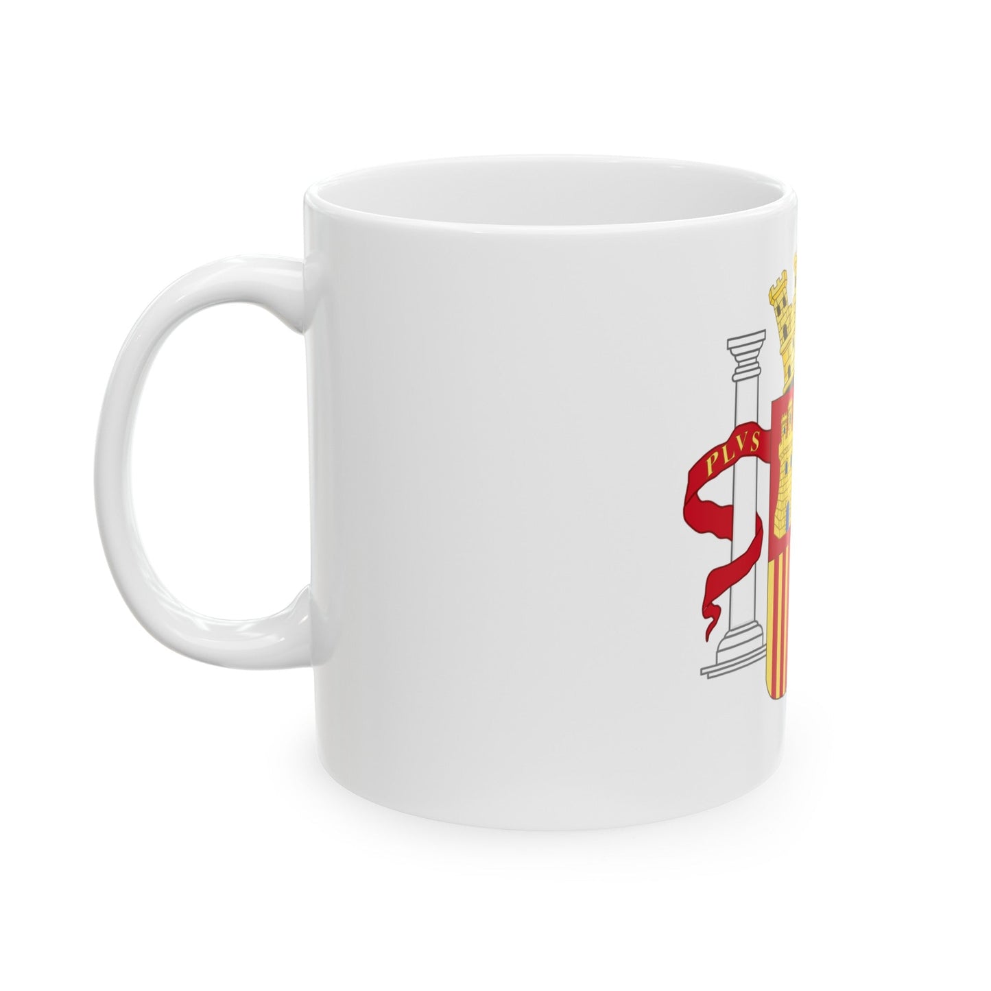 Coat of Arms of Spain (1931-1939) - White Coffee Mug-The Sticker Space