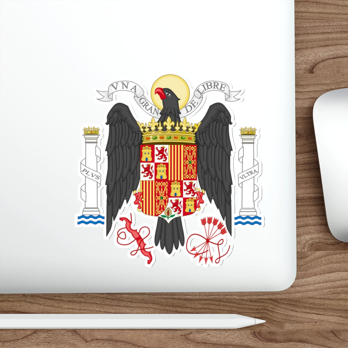 Coat of Arms of Spain (1939-1945) STICKER Vinyl Die-Cut Decal-The Sticker Space