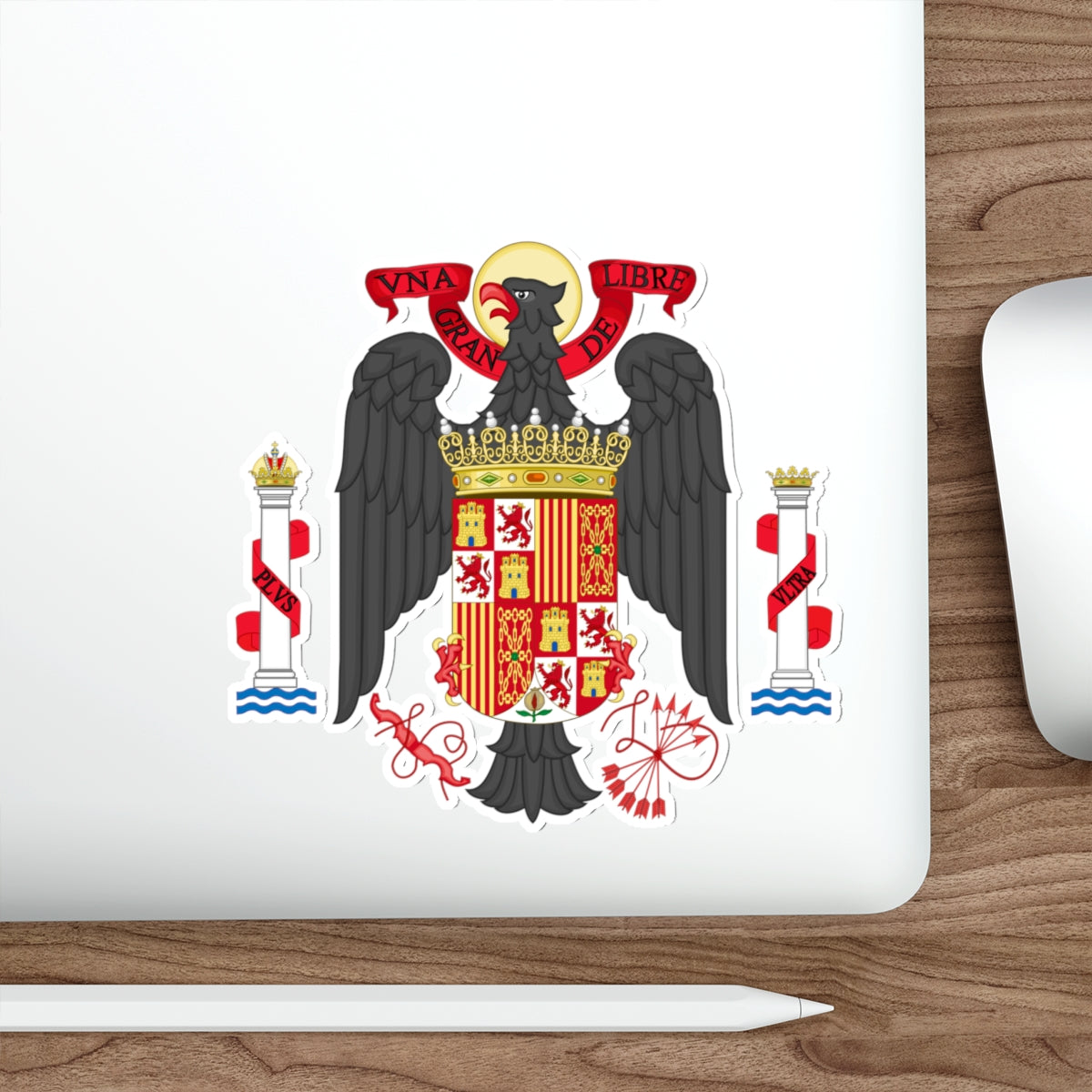 Coat of arms of Spain (1945–1977) STICKER Vinyl Die-Cut Decal-The Sticker Space