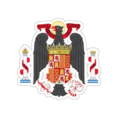 Coat of arms of Spain (1945–1977) STICKER Vinyl Die-Cut Decal 2 Inch - The Sticker Space