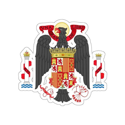 Coat of arms of Spain (1945–1977) STICKER Vinyl Die-Cut Decal 3 Inch - The Sticker Space