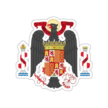 Coat of arms of Spain (1945–1977) STICKER Vinyl Die-Cut Decal 6 Inch - The Sticker Space