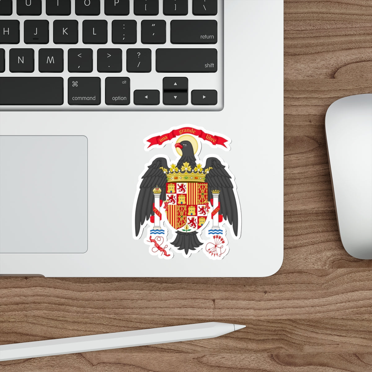 Coat of Arms of Spain (1977-1981) STICKER Vinyl Die-Cut Decal-The Sticker Space