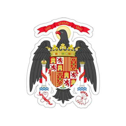 Coat of Arms of Spain (1977-1981) STICKER Vinyl Die-Cut Decal - The Sticker Space