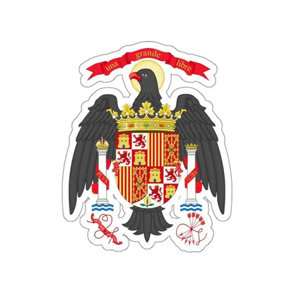 Coat of Arms of Spain (1977-1981) STICKER Vinyl Die-Cut Decal - The Sticker Space