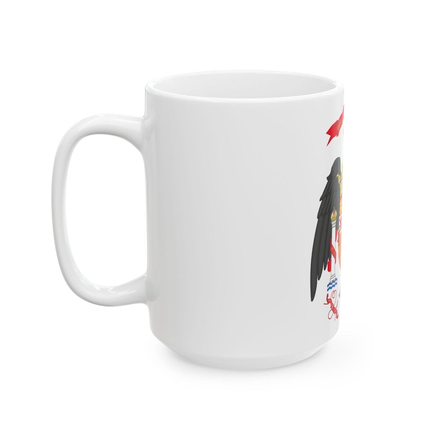 Coat of Arms of Spain (1977-1981) - White Coffee Mug