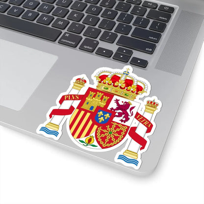Coat of Arms of Spain corrections of heraldist requests (Spain) (Coat of Arms) STICKER Vinyl Kiss-Cut Decal - The Sticker Space