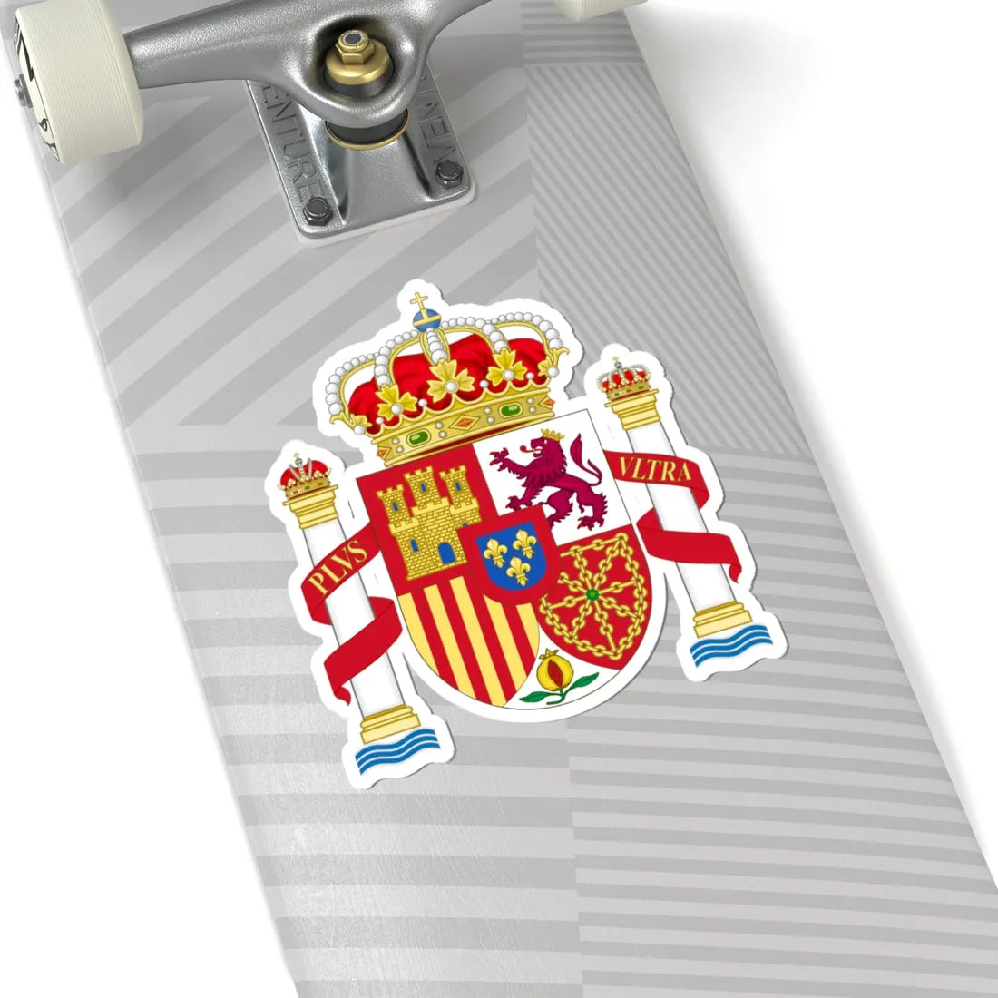 Coat of Arms of Spain corrections of heraldist requests (Spain) (Coat of Arms) STICKER Vinyl Kiss-Cut Decal - The Sticker Space