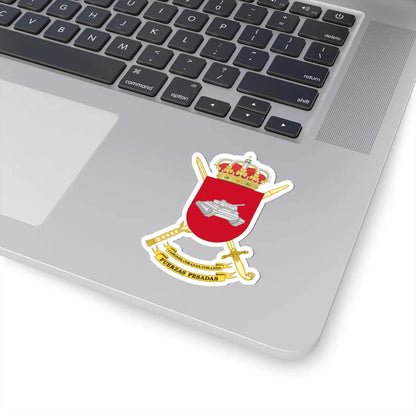 Coat of Arms of Spanish Army Heavy Forces (Spain) (Coat of Arms) STICKER Vinyl Kiss-Cut Decal - The Sticker Space