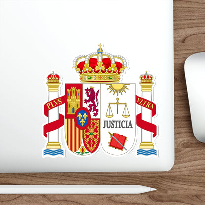 Coat of Arms of Spanish Judiciary Badges (Magistrates, Judges and Attorneys) STICKER Vinyl Die-Cut Decal-The Sticker Space