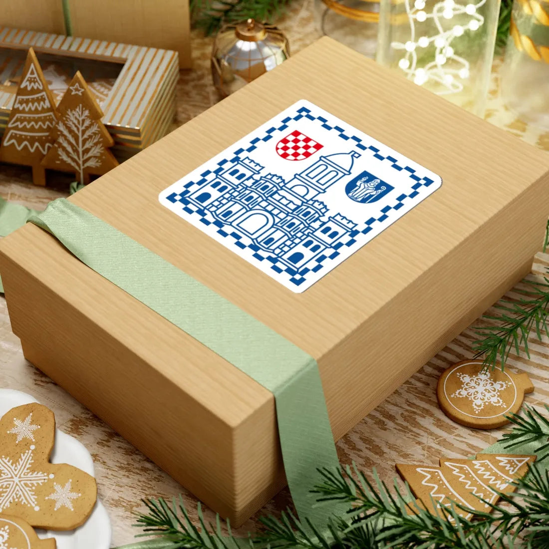 Coat of arms of Split (Croatia) (Coat of Arms) STICKER Vinyl Kiss-Cut Decal - The Sticker Space