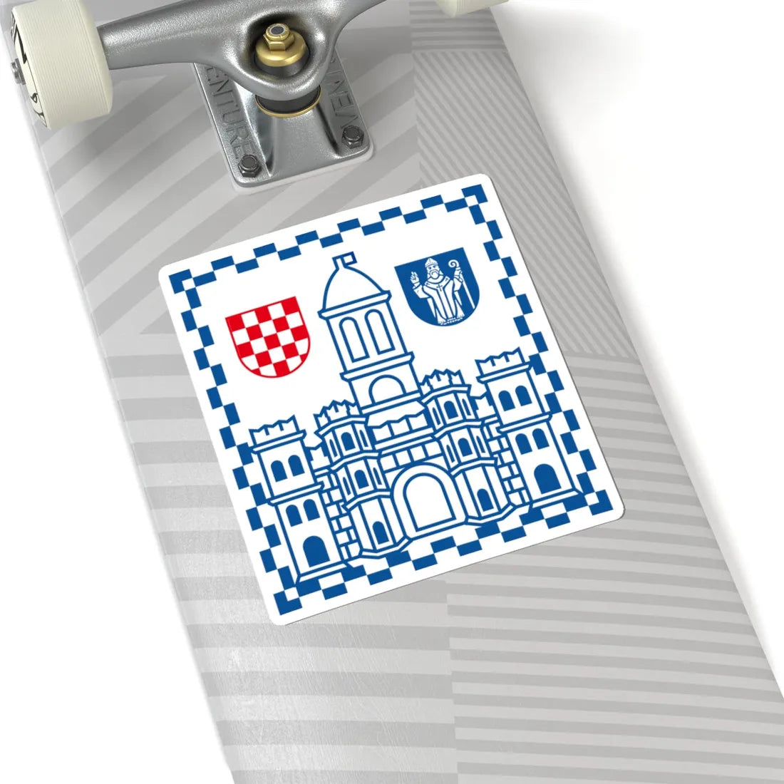 Coat of arms of Split (Croatia) (Coat of Arms) STICKER Vinyl Kiss-Cut Decal - The Sticker Space