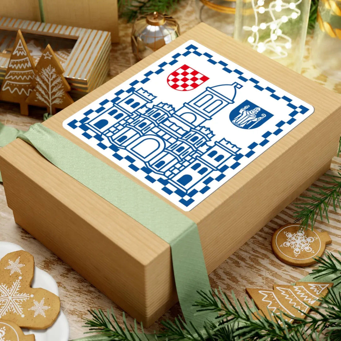 Coat of arms of Split (Croatia) (Coat of Arms) STICKER Vinyl Kiss-Cut Decal - The Sticker Space