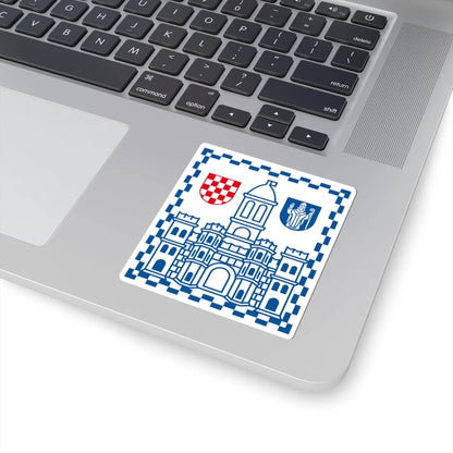 Coat of arms of Split (Croatia) (Coat of Arms) STICKER Vinyl Kiss-Cut Decal - The Sticker Space
