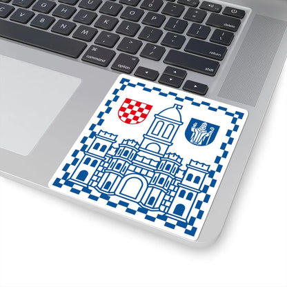 Coat of arms of Split (Croatia) (Coat of Arms) STICKER Vinyl Kiss-Cut Decal - The Sticker Space