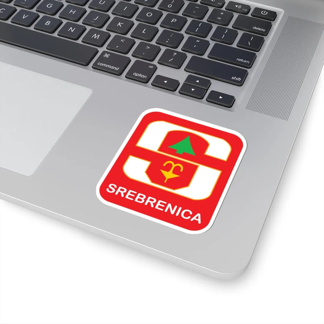 Coat of arms of Srebrenica (Bosnia and Herzegovina) (Coat of Arms) STICKER Vinyl Kiss-Cut Decal - The Sticker Space
