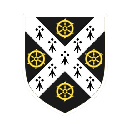 Coat of Arms of St Catherines College Oxford (England) (Coat of Arms) STICKER Vinyl Kiss-Cut Decal 2 Inch White - The Sticker Space