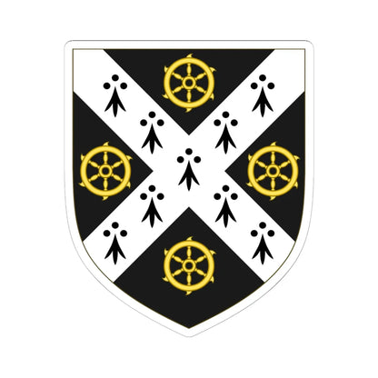 Coat of Arms of St Catherines College Oxford (England) (Coat of Arms) STICKER Vinyl Kiss-Cut Decal 6 Inch White - The Sticker Space