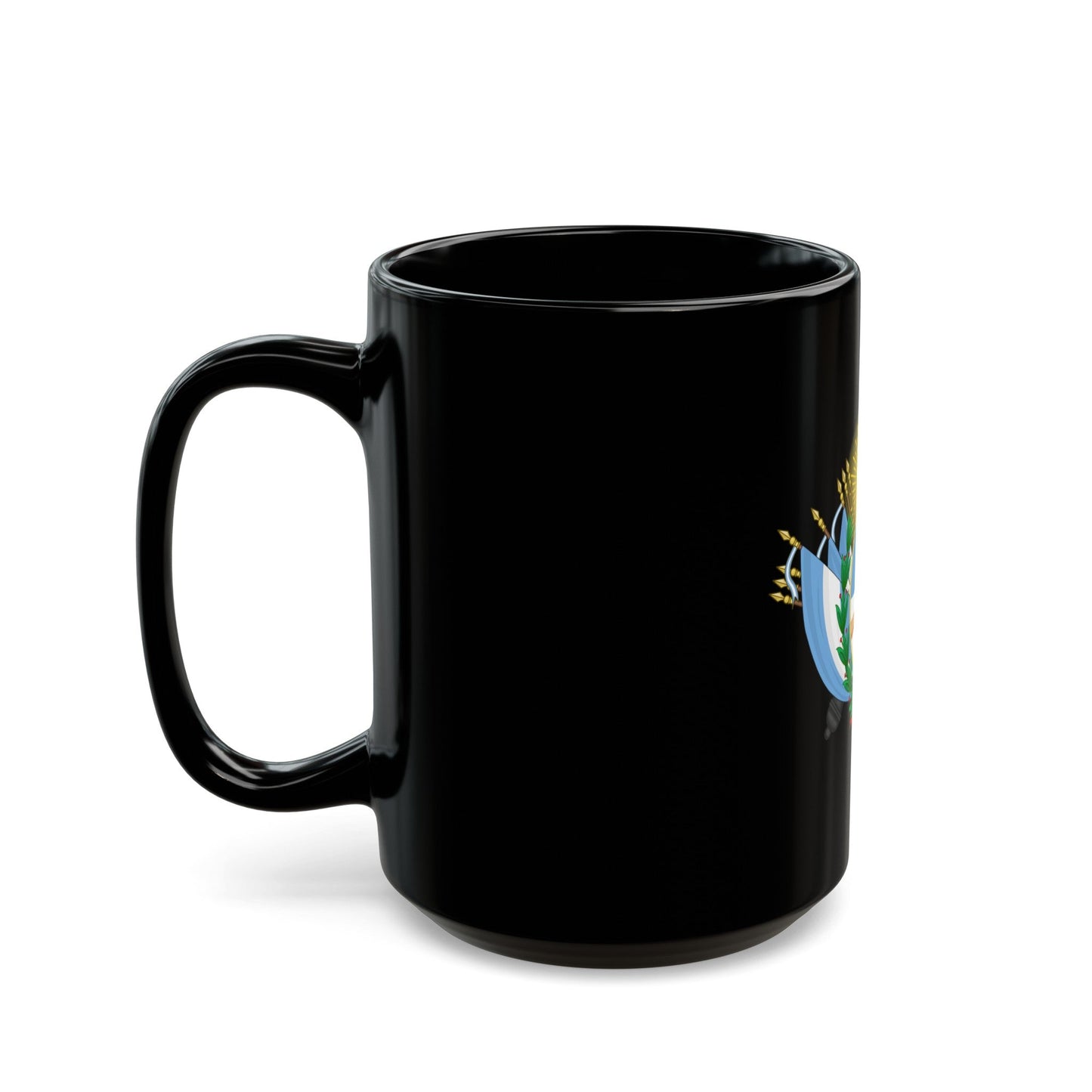 Coat of Arms of State of Buenos Ayres - Black Coffee Mug-The Sticker Space