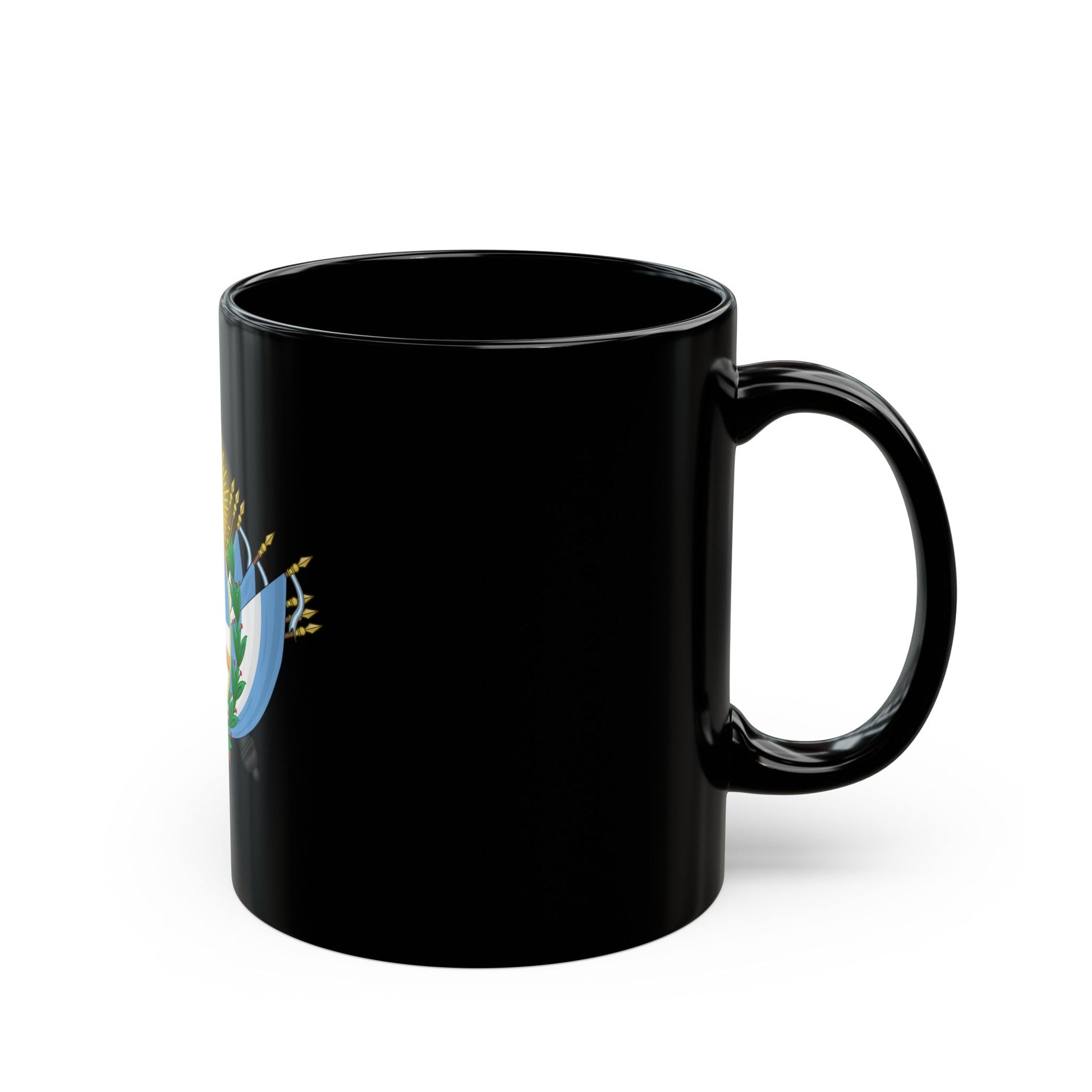 Coat of Arms of State of Buenos Ayres - Black Coffee Mug-The Sticker Space