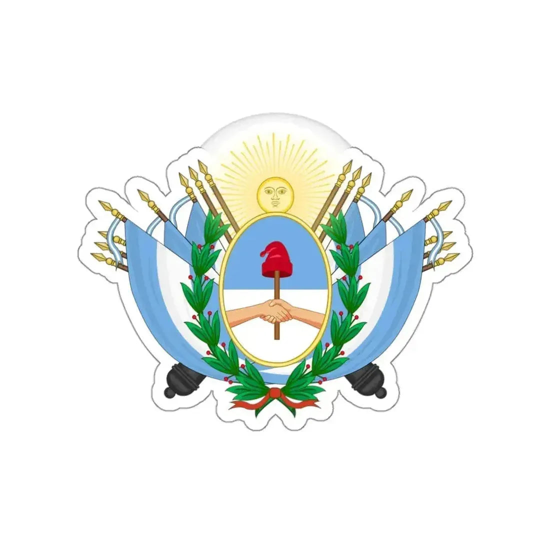 Coat of Arms of State of Buenos Ayres STICKER Vinyl Die-Cut Decal - The Sticker Space