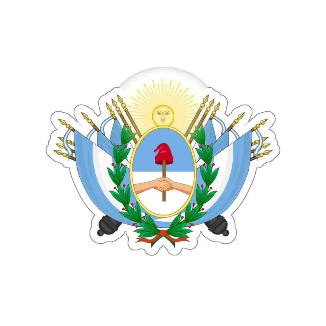 Coat of Arms of State of Buenos Ayres STICKER Vinyl Die-Cut Decal - The Sticker Space