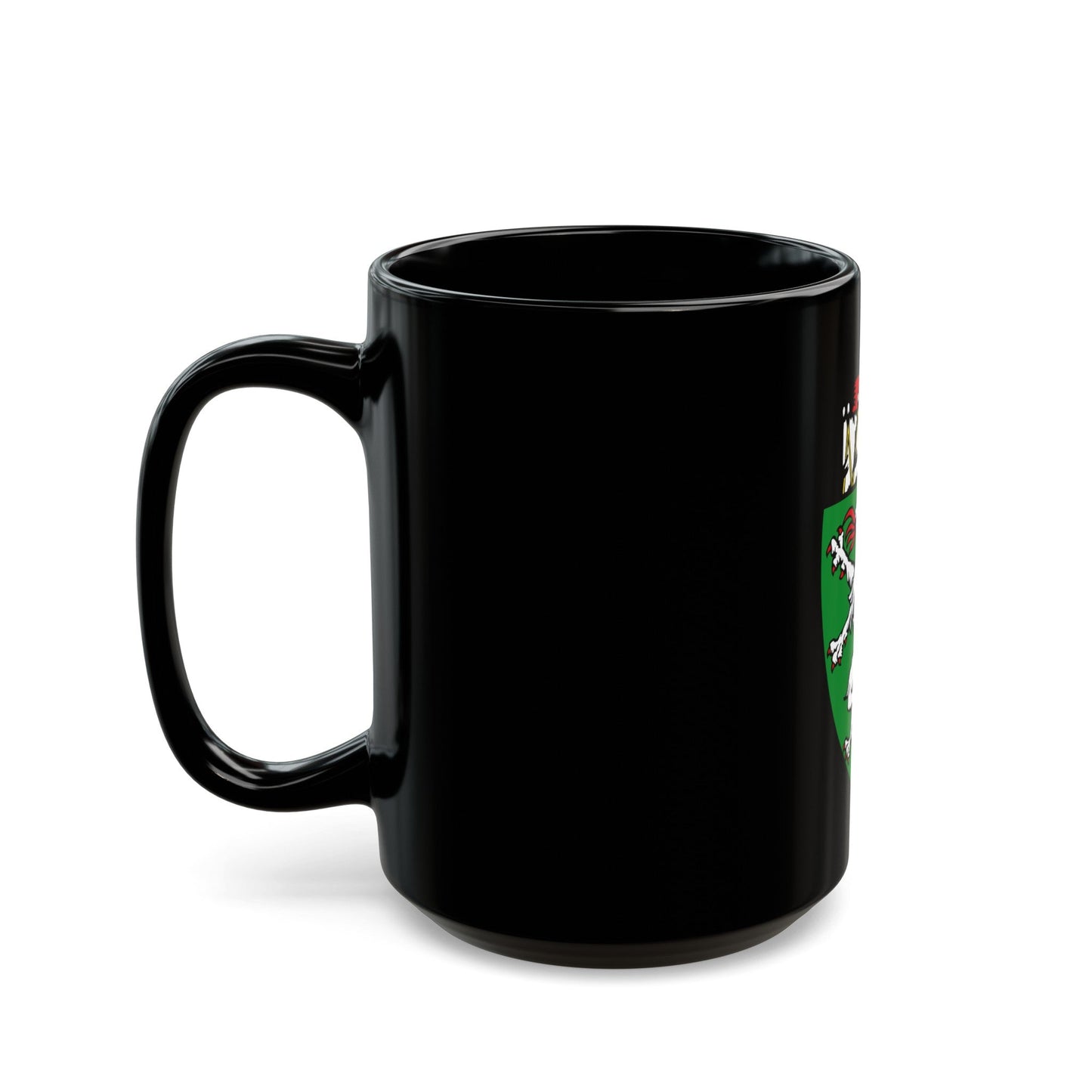 Coat of Arms of Steiermark Austria - Black Coffee Mug-The Sticker Space