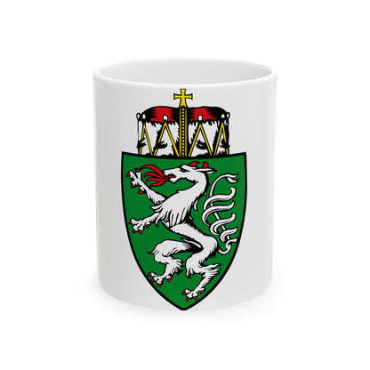 Coat of Arms of Steiermark Austria - White Coffee Mug