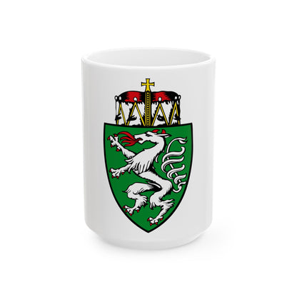 Coat of Arms of Steiermark Austria - White Coffee Mug