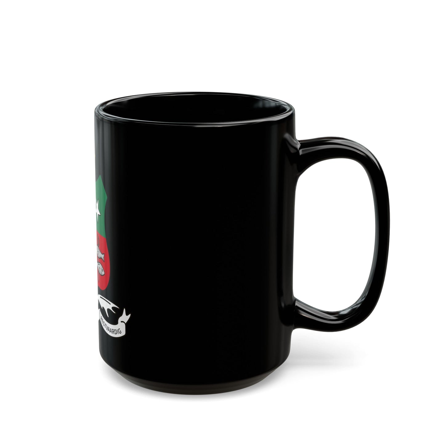 Coat of arms of Stellaland - Black Coffee Mug-The Sticker Space