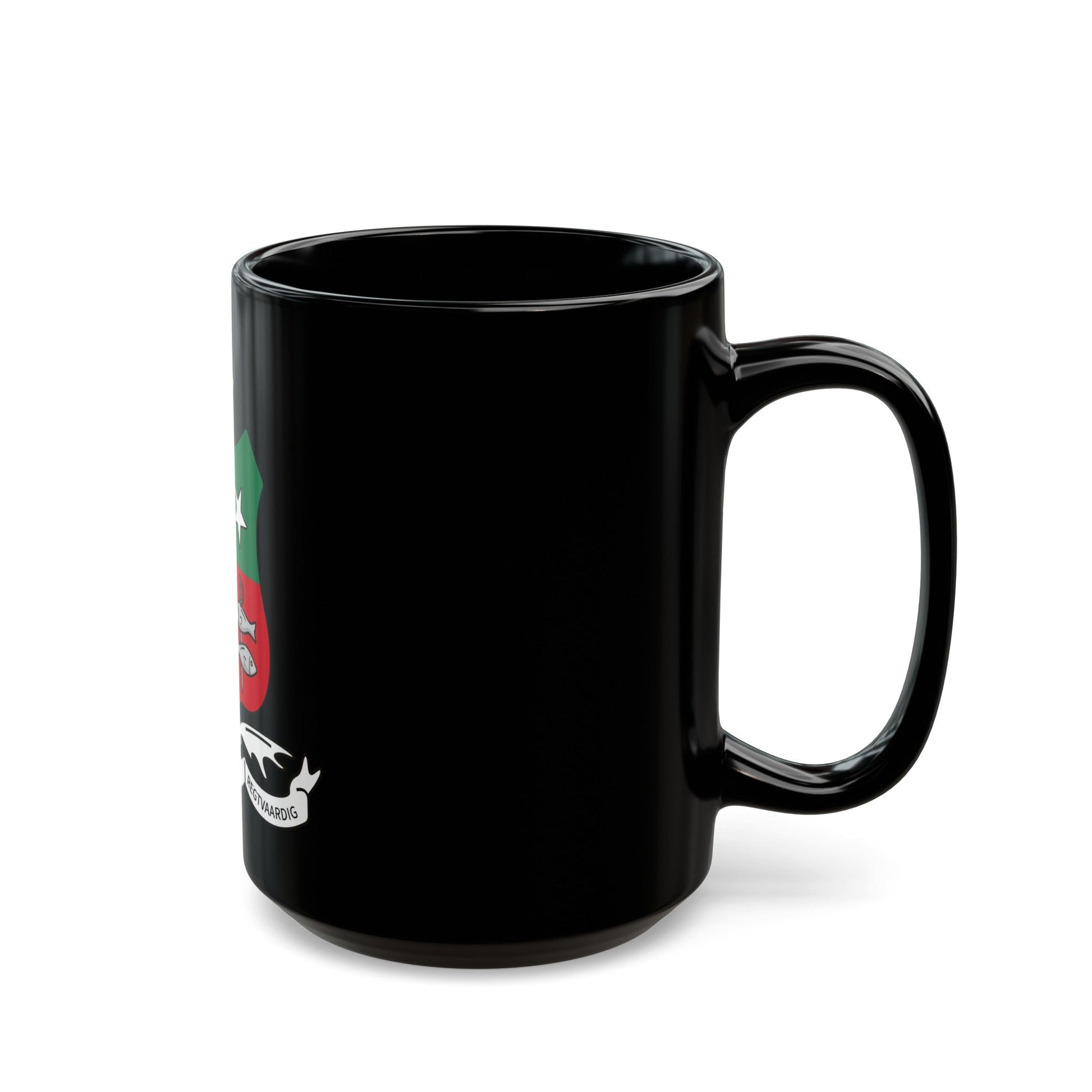 Coat of arms of Stellaland - Black Coffee Mug-The Sticker Space