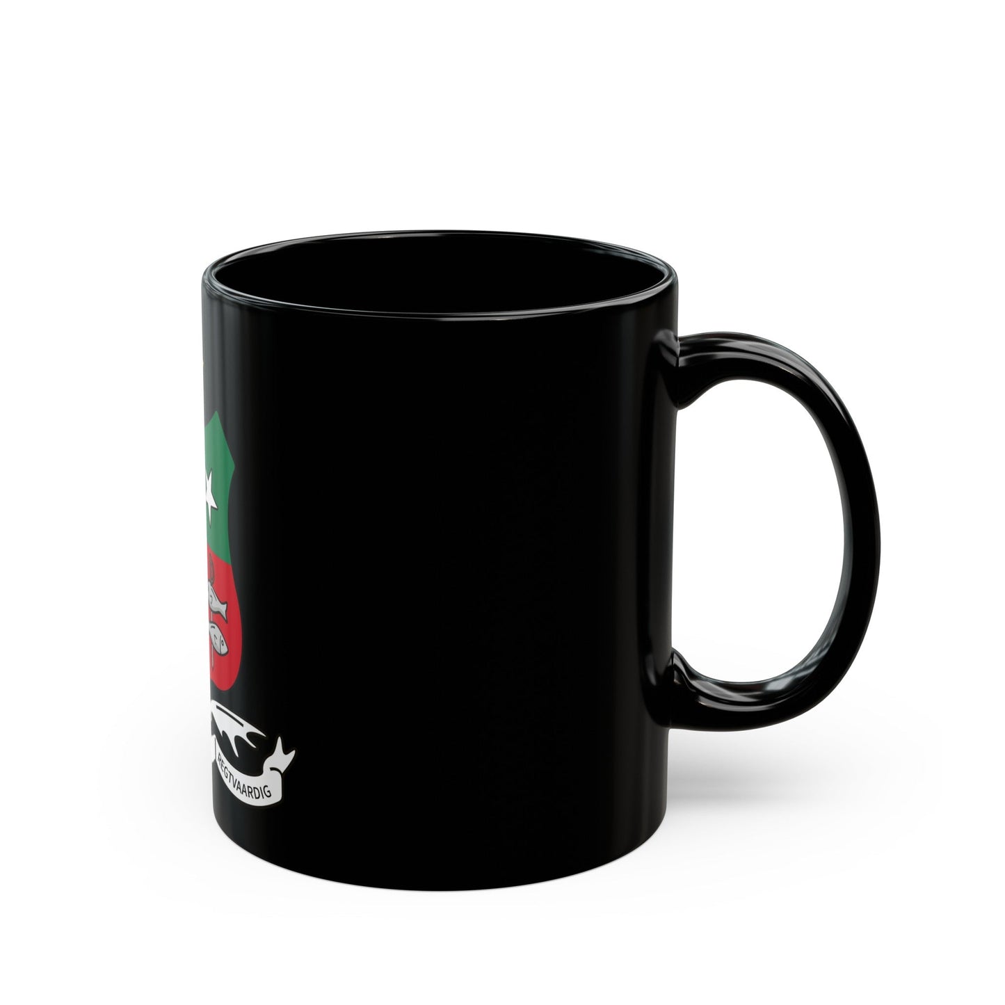 Coat of arms of Stellaland - Black Coffee Mug-The Sticker Space