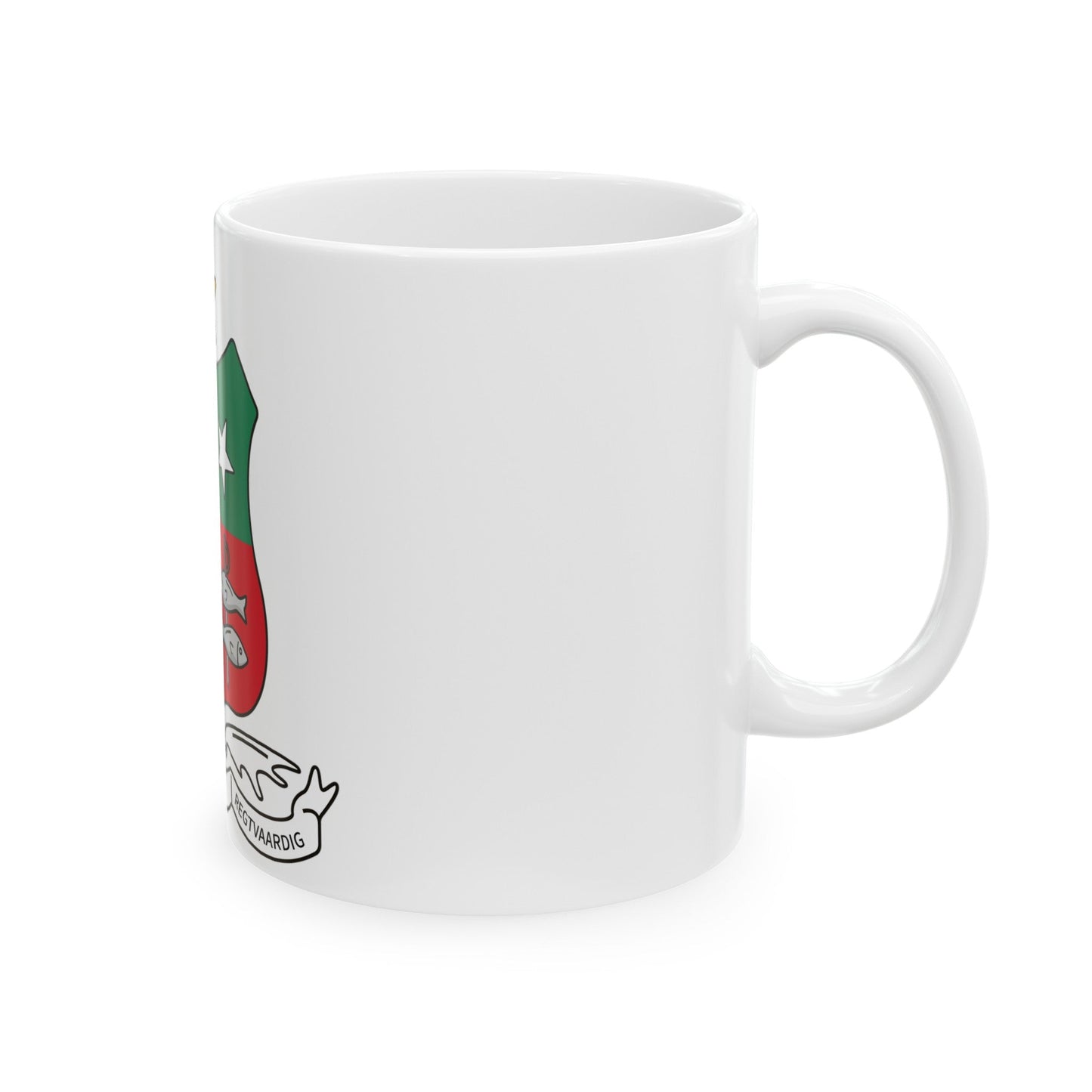 Coat of arms of Stellaland - White Coffee Mug-The Sticker Space