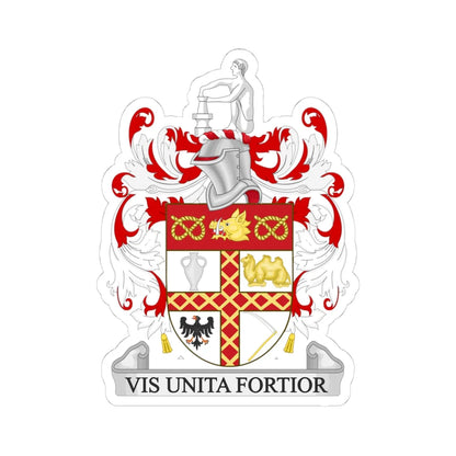Coat of arms of Stoke-on-Trent (England) (Coat of Arms) STICKER Vinyl Kiss-Cut Decal 4 Inch White - The Sticker Space