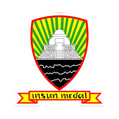 Coat of arms of Sumedang Regency (Indonesia) (Coat of Arms) STICKER Vinyl Kiss-Cut Decal 2 Inch White - The Sticker Space