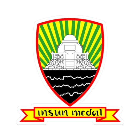 Coat of arms of Sumedang Regency (Indonesia) (Coat of Arms) STICKER Vinyl Kiss-Cut Decal 2 Inch White - The Sticker Space