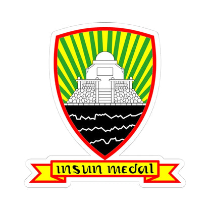 Coat of arms of Sumedang Regency (Indonesia) (Coat of Arms) STICKER Vinyl Kiss-Cut Decal 4 Inch White - The Sticker Space