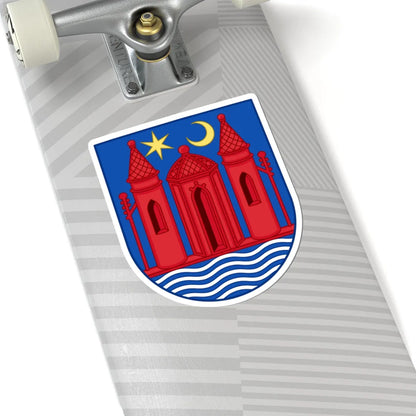 Coat of arms of Svendborg (Denmark) (Coat of Arms) STICKER Vinyl Kiss-Cut Decal - The Sticker Space