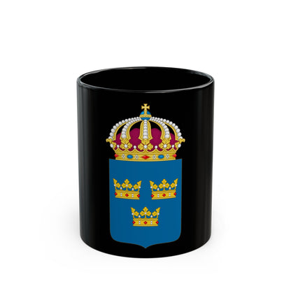 Coat of arms of Sweden - Black Coffee Mug-11oz-The Sticker Space