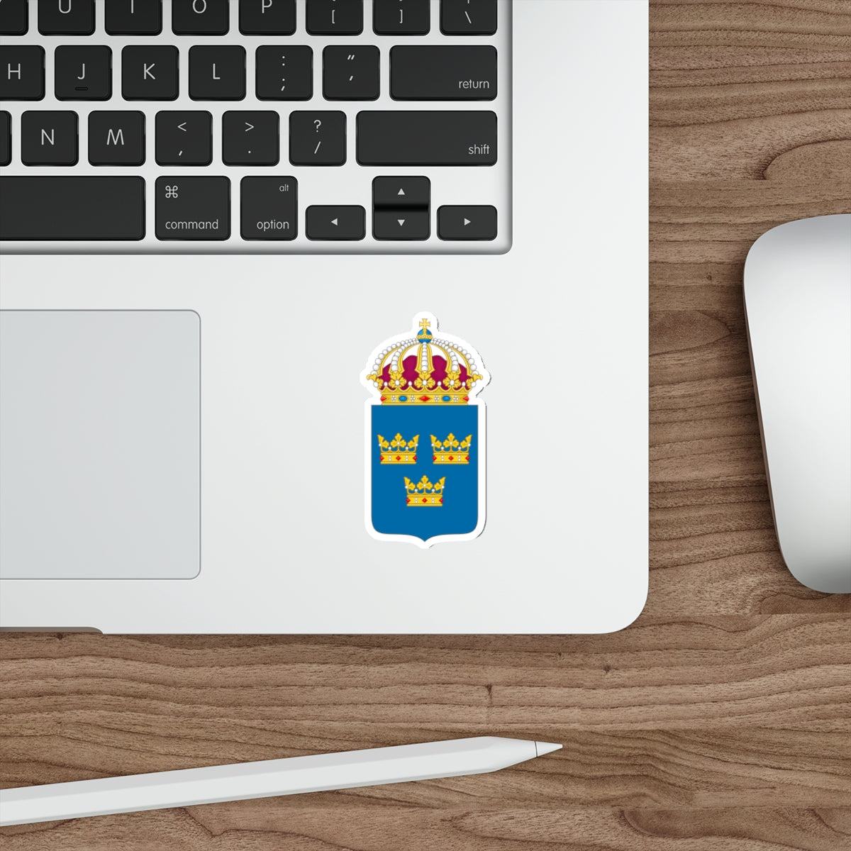 Coat of arms of Sweden STICKER Vinyl Die-Cut Decal-The Sticker Space