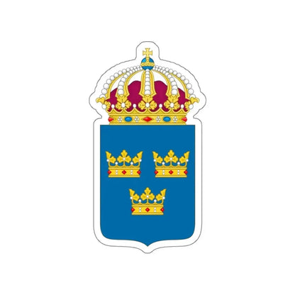 Coat of arms of Sweden STICKER Vinyl Die-Cut Decal - The Sticker Space