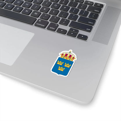 Coat of arms of Sweden - STICKER Vinyl Kiss-Cut Decal - The Sticker Space